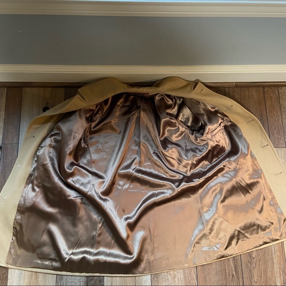 Vintage Tan Pendleton Men's Wool Coat Size 44 - Picture 4 of 12